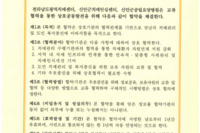 전남광역치매센터, 신안군치매안심센터, 신안군공립요양병원 등 지역사회 치매관리사업 연계 협약식