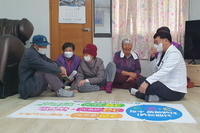 2022년 12월 15일 치매인식개선 예방활동(하의면 장병도) - 치매예방체조, 333 치매예방수칙 교육