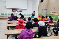 2022년 10월 28일 신안군치매안심센터 연계 증도면 쉼터 치매인식개선 및 치매예방, 치매환자지원프로그램 