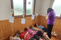2025년 6월 25일 안좌면 존포리마을(경로당) 무료진료 및 치매인식개선 홍보